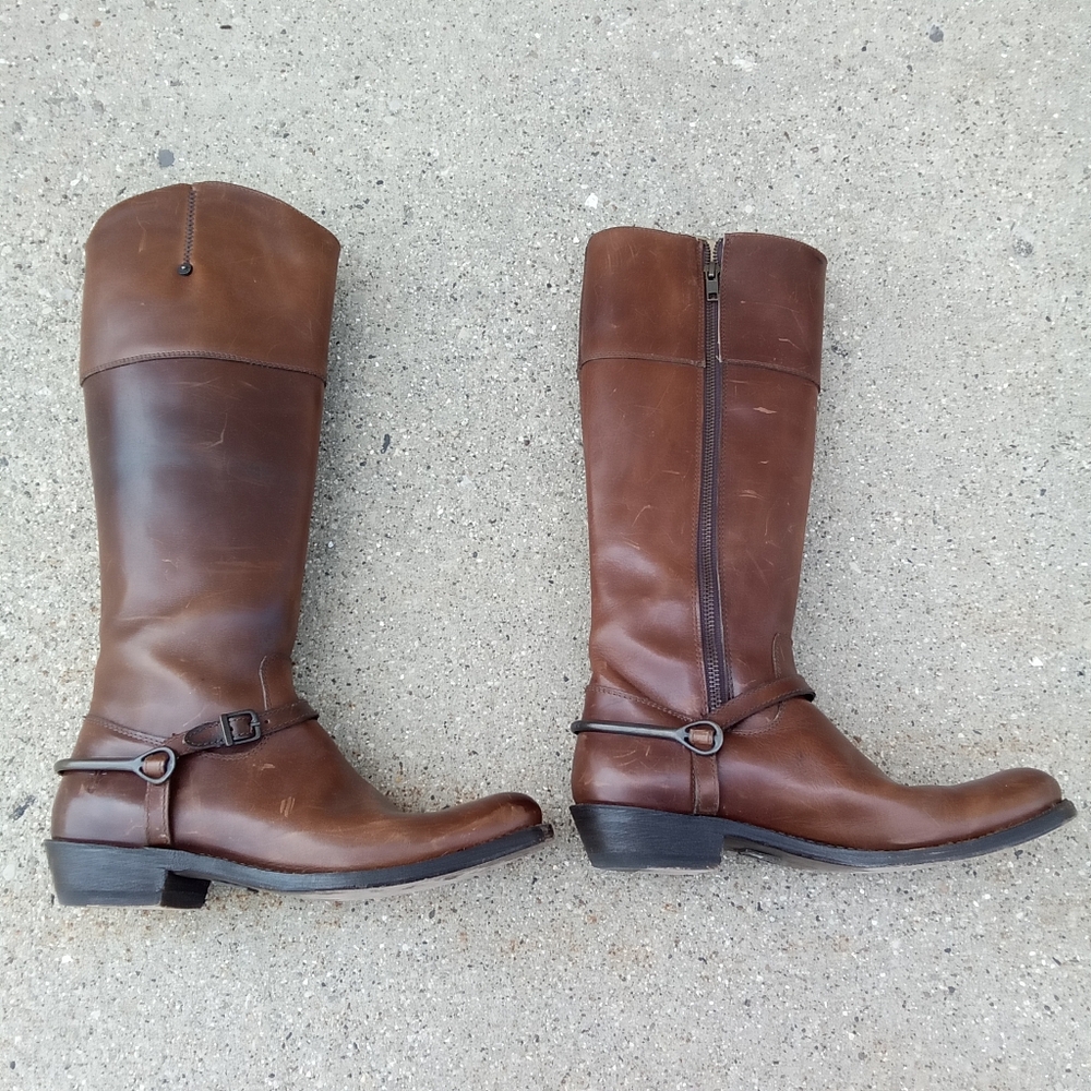 Frye Leather Riding Boots - Picture 2 of 8